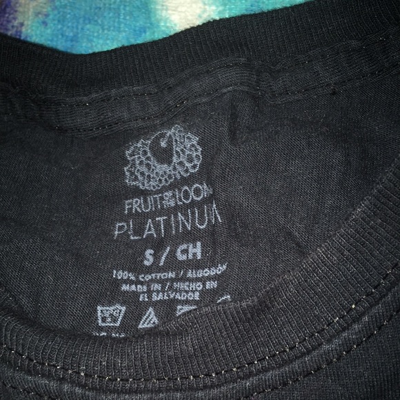 Fruit of the Loom | Shirts | Mens Fruit Of The Loom Platinum Black T ...